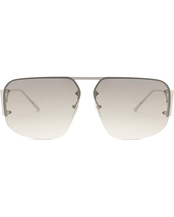 SOJOS Trendy Aviator Sunglasses Mens Womens Retro Metal Rimless Frame Shades Lentes De Sol Para M... | Amazon (US)