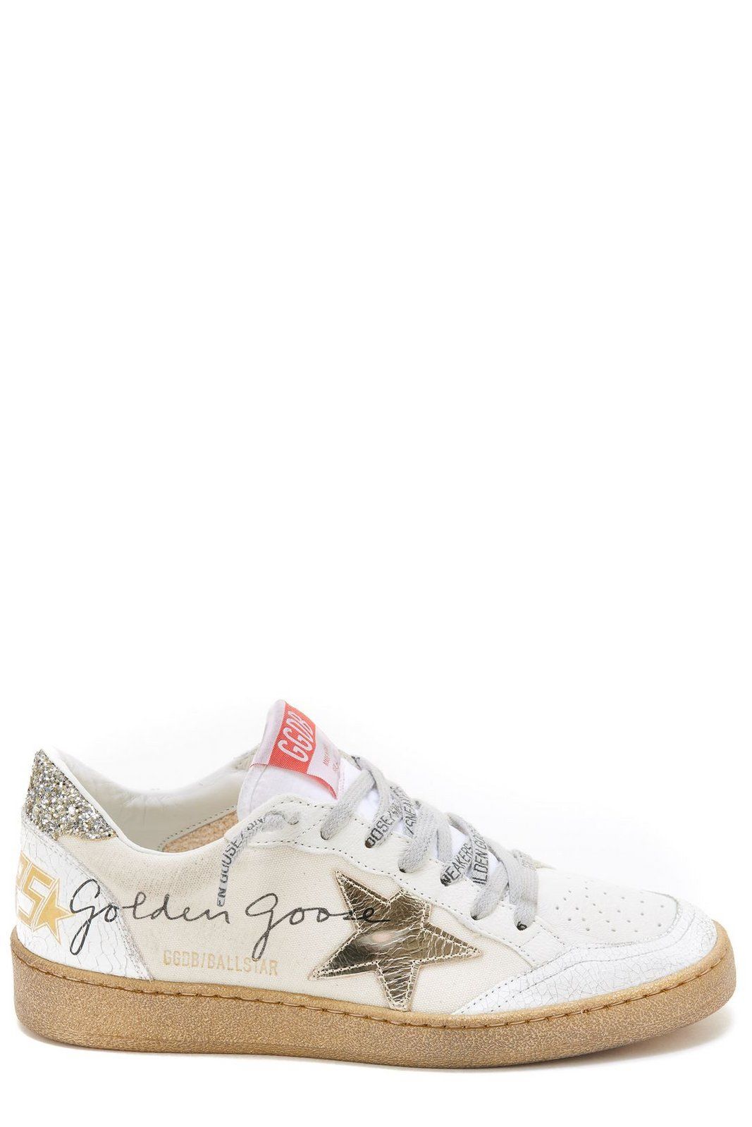 Golden Goose Deluxe Brand Ball Star Lace-Up Sneakers | Cettire Global