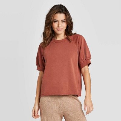 Women's Short Sleeve Crewneck Sweatshirt - Universal Thread™ | Target