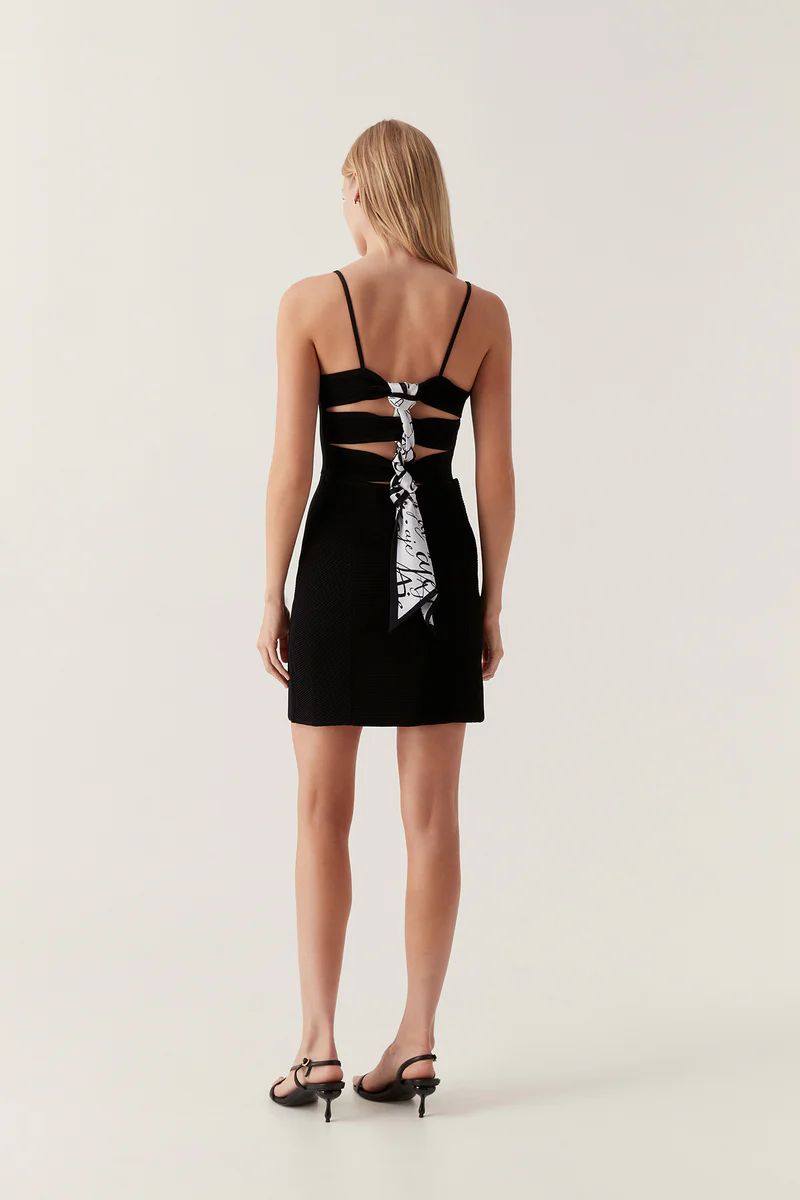 Danica Tie Back Mini Dress | aje. (US, UK, Europe, ROW)