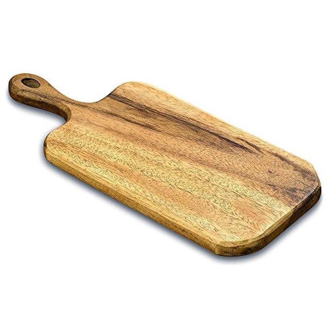 Whole House Worlds The Farmer's Market Serving Board with Long Handle, Rectangle Shape, Sustainable  | Amazon (US)