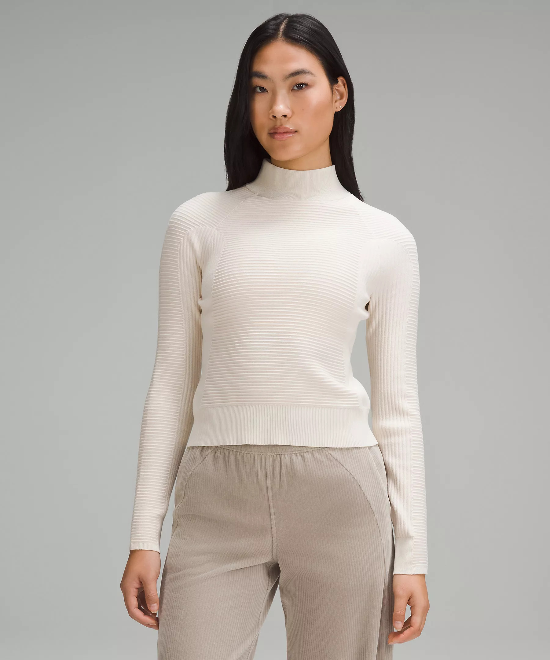 Mixed Rib-Knit Crewneck | Women's Hoodies & Sweatshirts | lululemon | Lululemon (US)
