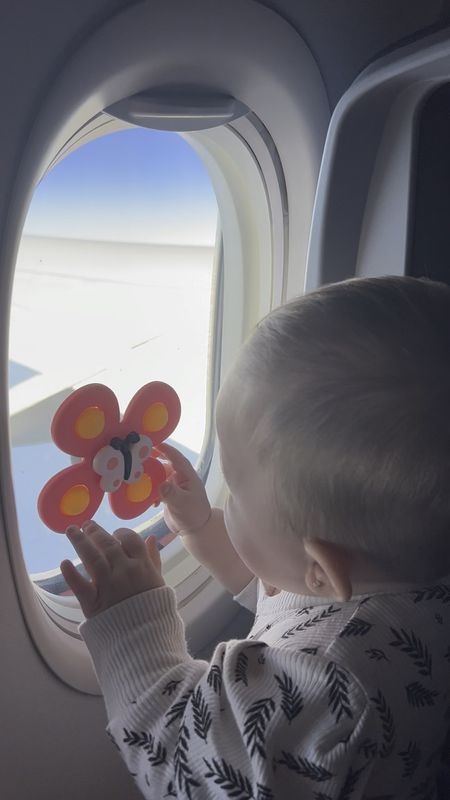 Baby airplane toys necessities for vacation sensory play