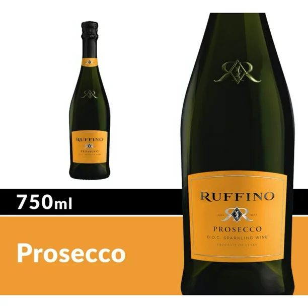 Ruffino Prosecco DOC Italian White Sparkling Wine, 750 mL Bottle, 11% ABV - Walmart.com | Walmart (US)