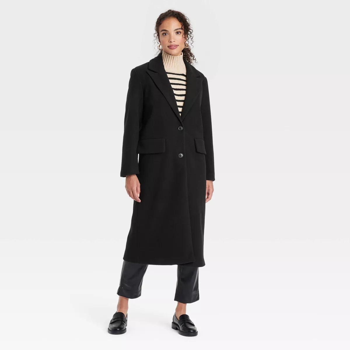 Women's Faux Wool Pea Coat - A New Day™ | Target