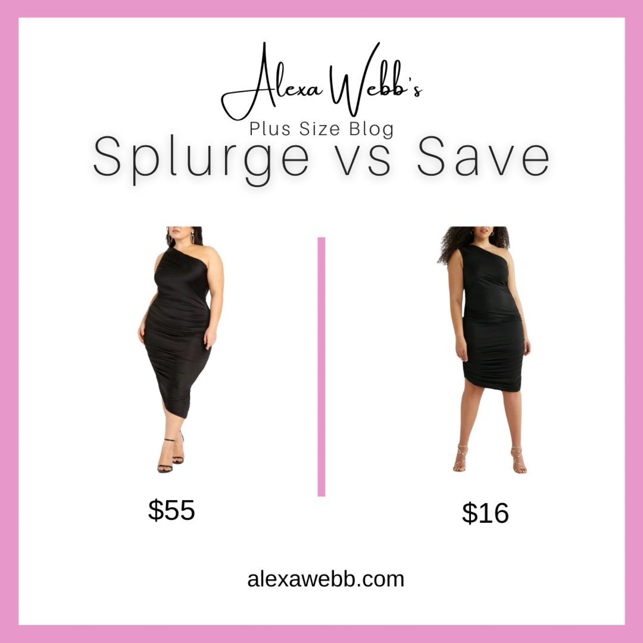 Splurge Vs Save by Alexa Webb #plussize

#LTKstyletip #LTKplussize #LTKfindsunder100