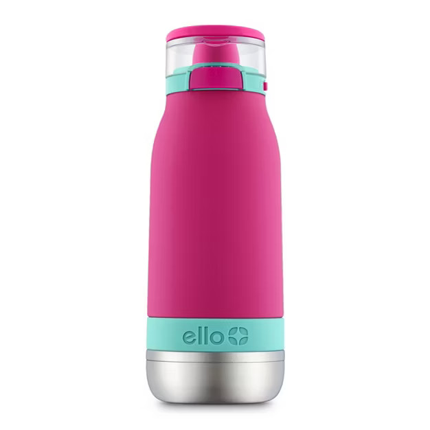 Ello 14oz Stainless Steel Emma Kids' Water Bottle | Target