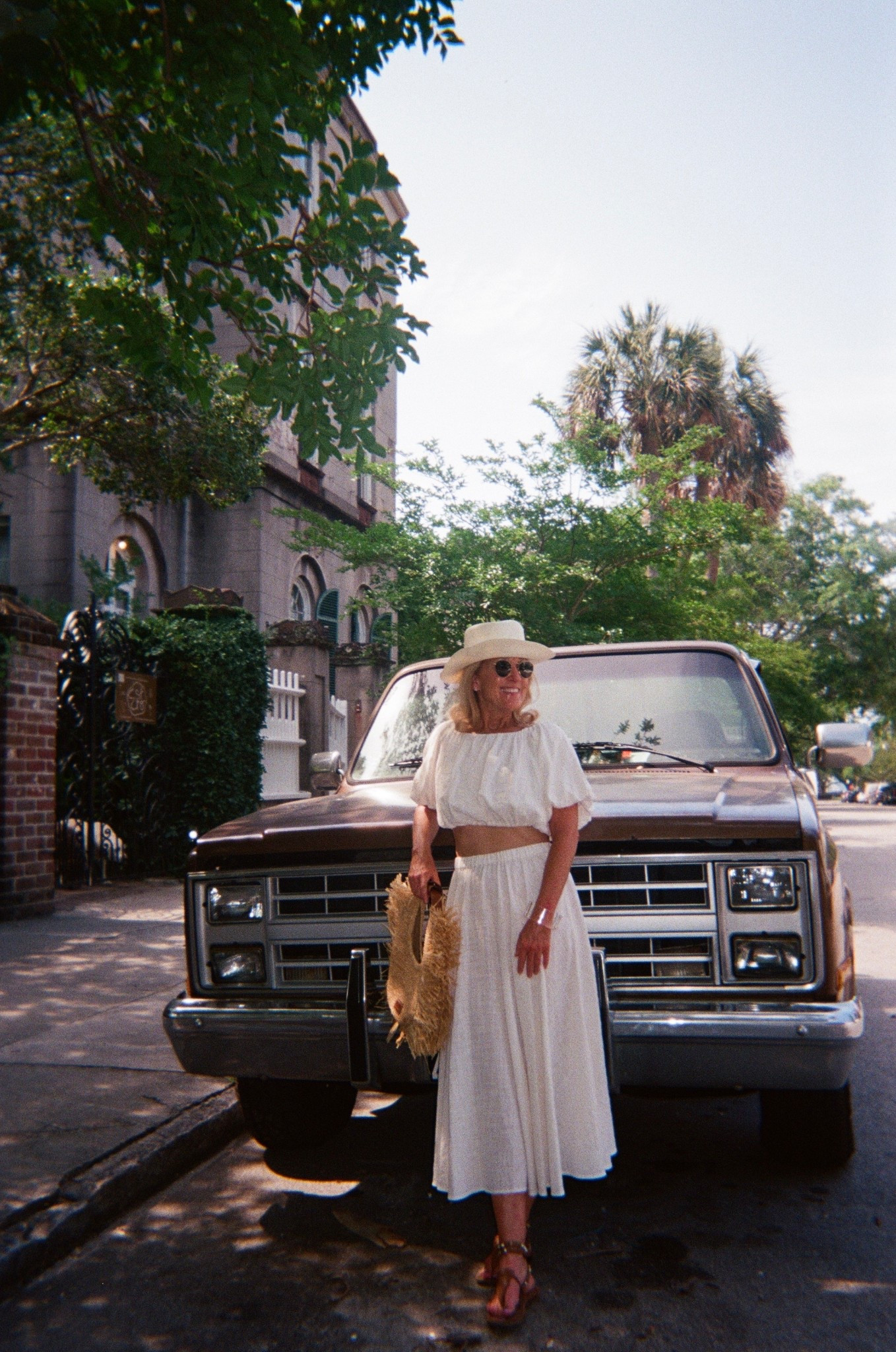 Old pickup truck chic on film wearing Staud . . . 
|
#arebelinprada #summerset #staud #raffiabag #summerstyle #datenightdress #gardenparty #travelset #europeantour 

#LTKItBag #LTKPetite #LTKTravel
