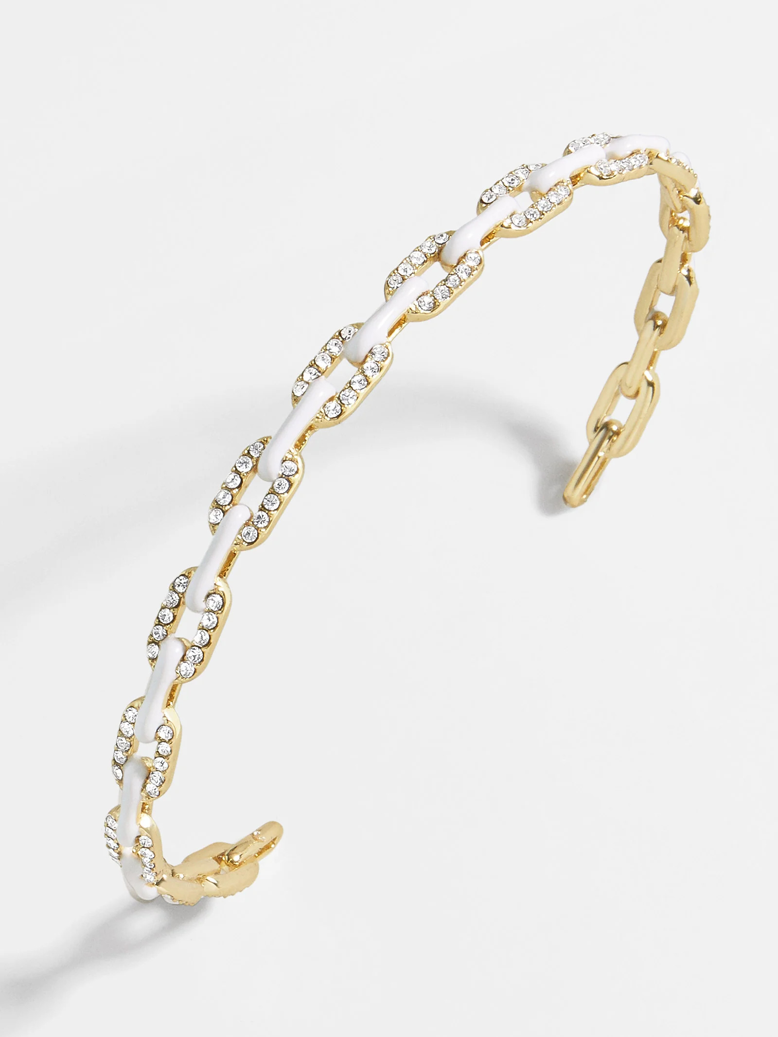 Corinne Cuff Bracelet - White | BaubleBar (US)