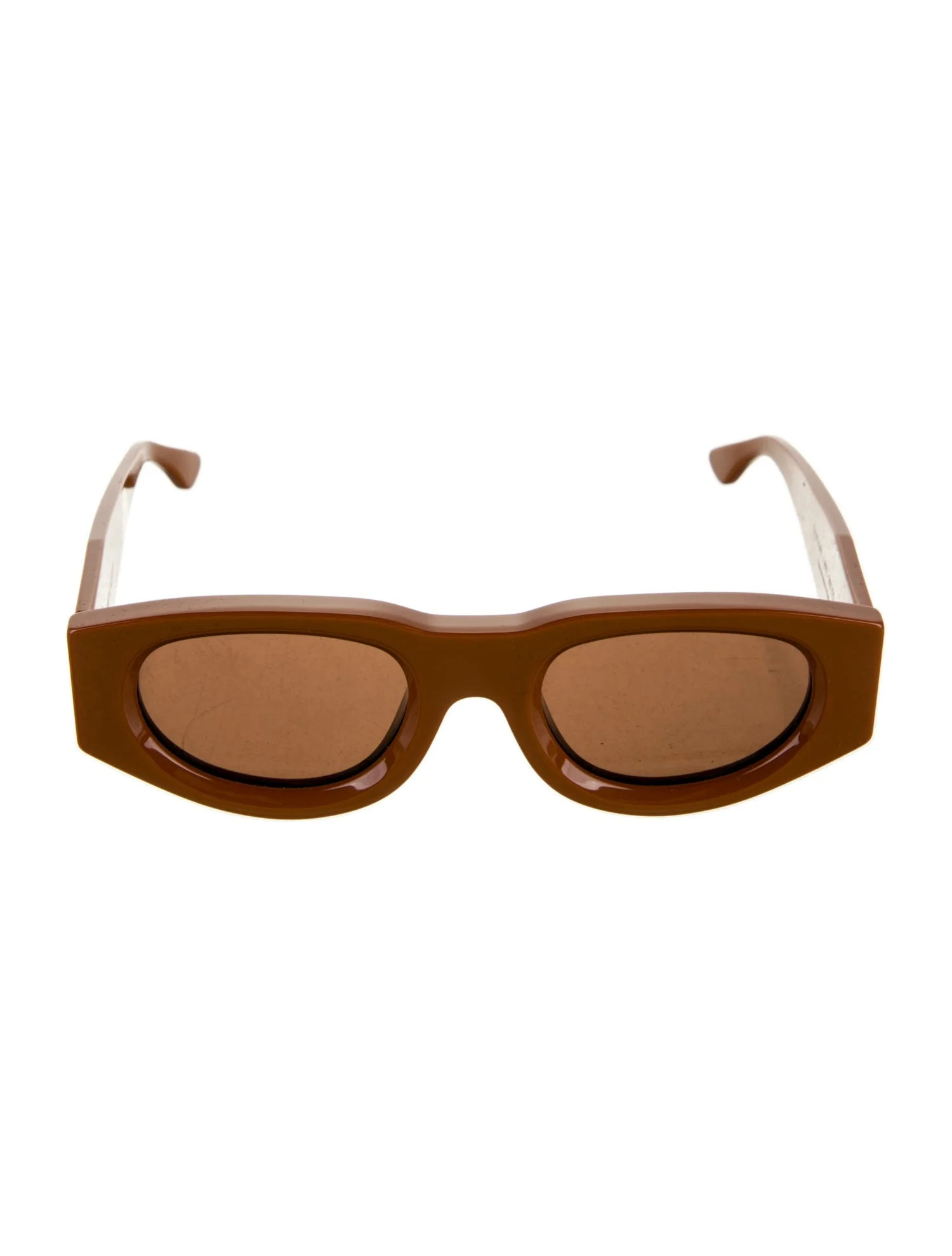 Thierry Lasry Square Tinted Sunglasses - Brown Sunglasses, Accessories - THL24503 | The RealReal | The RealReal