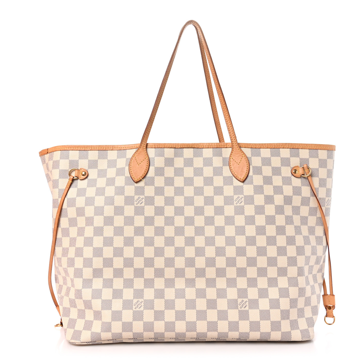 Damier Azur Neo Neverfull GM Rose Ballerine | FASHIONPHILE (US)