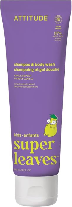 ATTITUDE Shampoo and Body Wash for Kids, EWG Verified, Dermatologically Tested, Plant- and Minera... | Amazon (US)