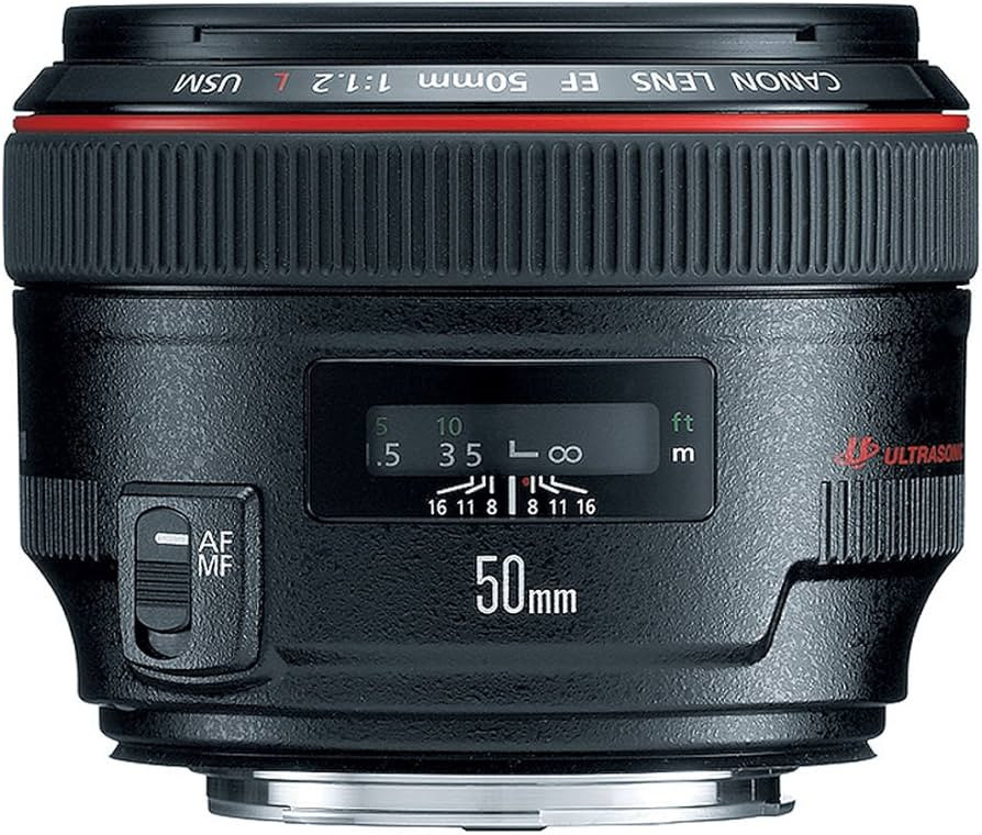 Canon EF 50mm f/1.2 L USM Lens for Canon Digital SLR Cameras - Fixed | Amazon (US)
