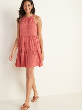 Sleeveless Tiered Swing Dress for Women | Old Navy (US)