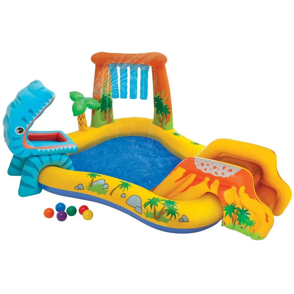 Intex Inflatable Dinosaur Water Play Center | Walmart (US)