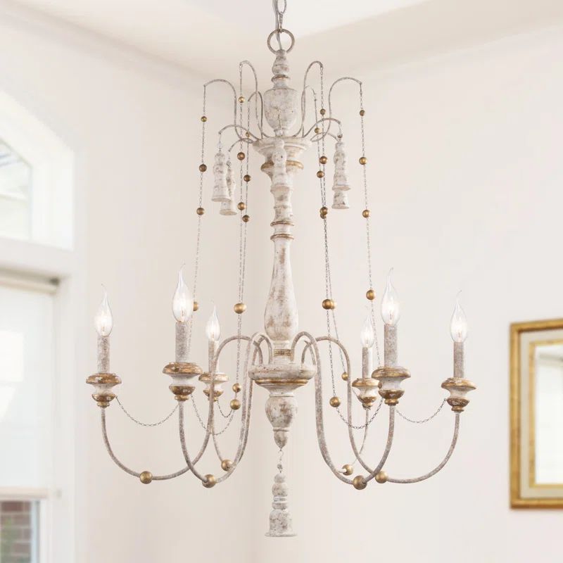 Alessandro 6 - Light Unique Classic Chandelier | Wayfair Professional