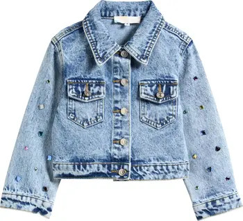 Kids' Bejeweled Denim Jacket | Nordstrom