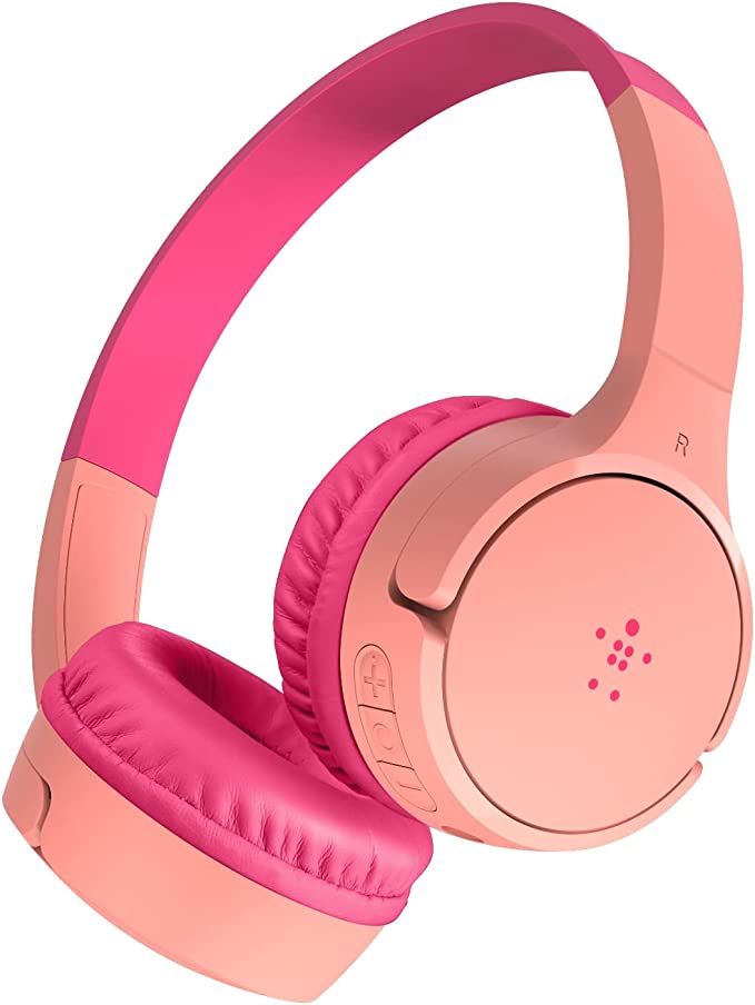 Belkin SoundForm Mini Kids Wireless Headphones with Built in Microphone, On Ear Headsets Girls an... | Amazon (US)