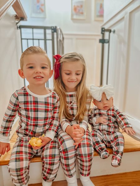 Christmas pajamas, matching family, holidays, plaid, red and green, family Christmas, sleepwear, loungewear, tradition, siblings 

#LTKSeasonal #LTKHoliday #LTKfamily