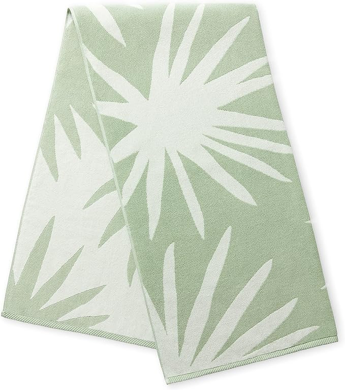Laguna Beach Textile Co. Tropical Cabana Beach Towel - Oversized, Plush 630 GSM Cotton - Agave Gr... | Amazon (US)