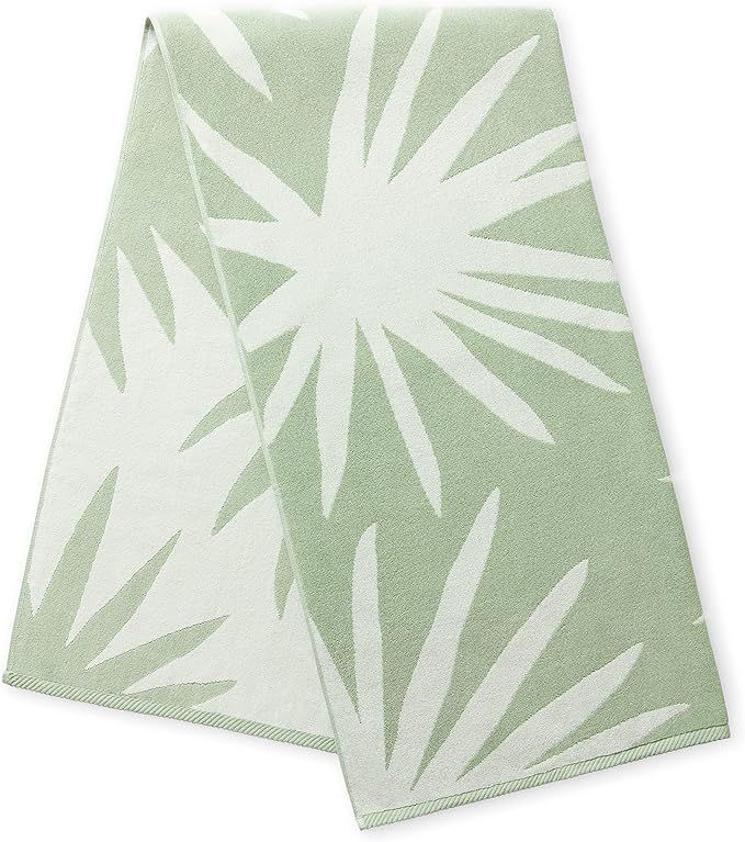 Laguna Beach Textile Co. Tropical Cabana Beach Towel - Oversized, Plush 630 GSM Cotton - Agave Gr... | Amazon (US)