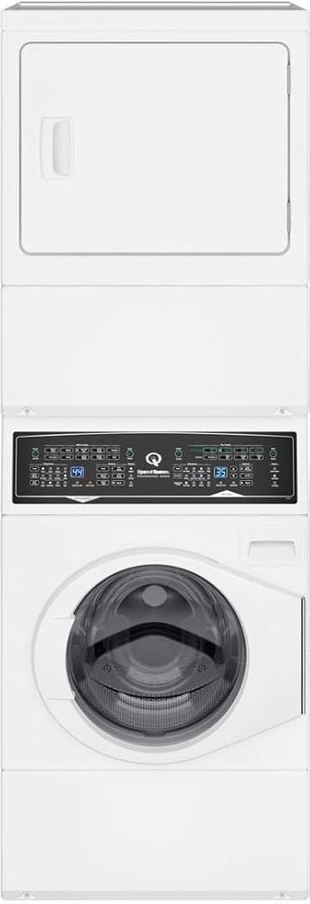 Speed Queen SF7003WG 27" Gas Stacked Washer and Dryer with Stainless Steel Tub, Balance Technolog... | Amazon (US)