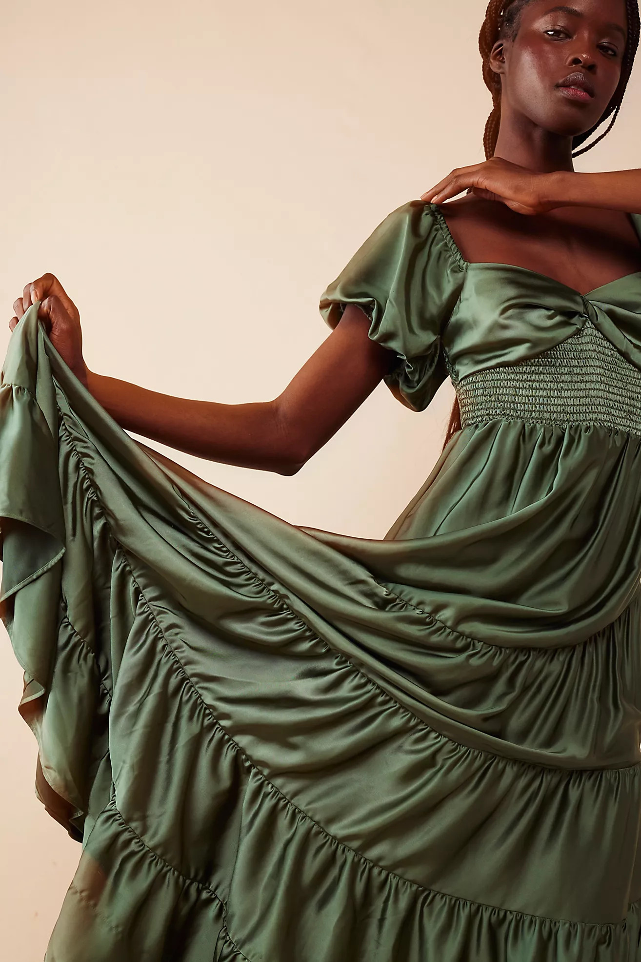 Sundrenched Silky Maxi Dress | Free People (Global - UK&FR Excluded)