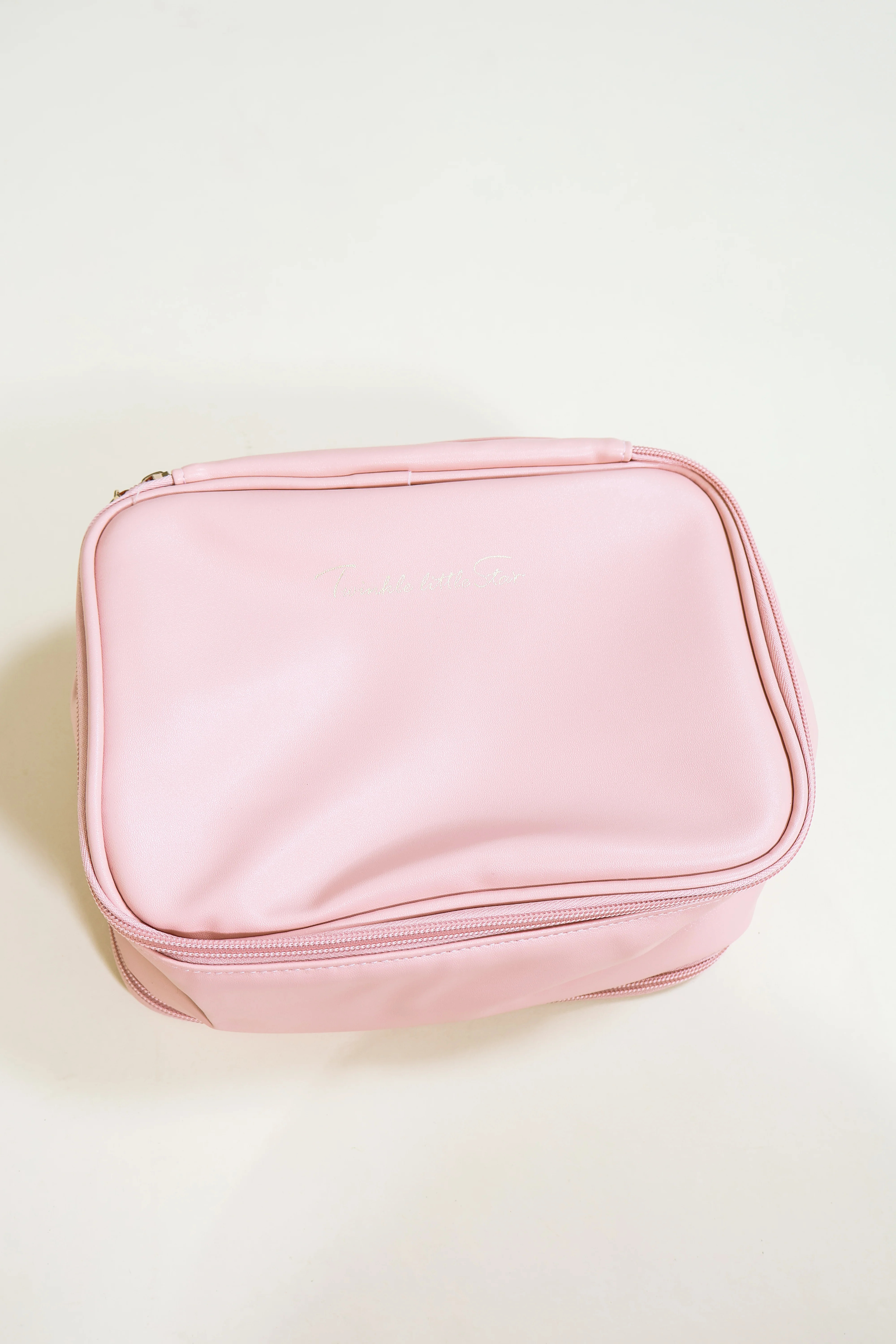 Travel Makeup Bag - Pink | Bates Boutique 