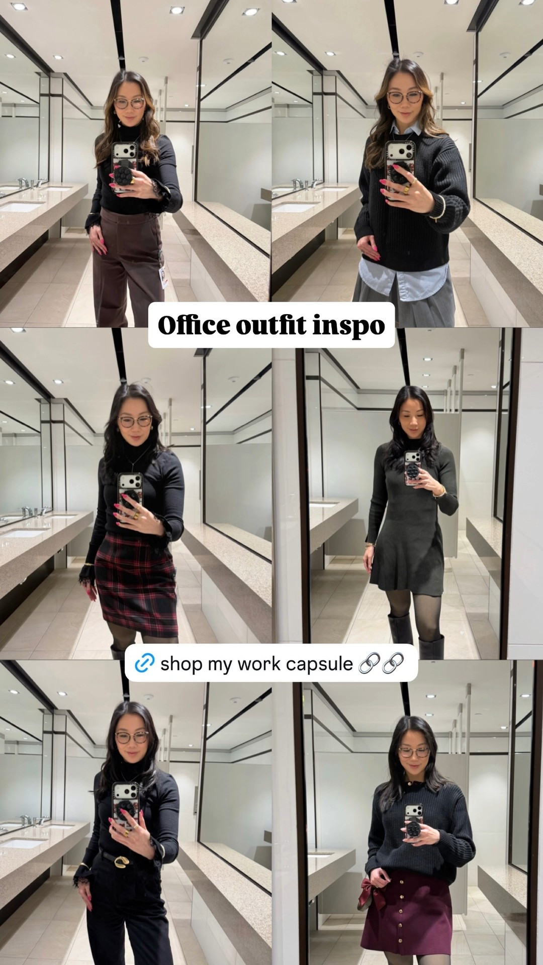 Workwear outfits lately 👩🏻‍💻
Winter mornings make getting dressed harder than it needs to be, so I’ve been leaning on a small rotation of pieces that always feel right — cozy knits, simple layers, good boots, and easy combinations that look polished without overthinking it.
Nothing complicated, just everyday workwear that’s comfortable, put-together, and realistic for real life. The kind of outfits built from capsule wardrobe staples you can mix, repeat, and wear all winter without getting bored.

#LTKmomlife #LTKWorkwear #LTKootd