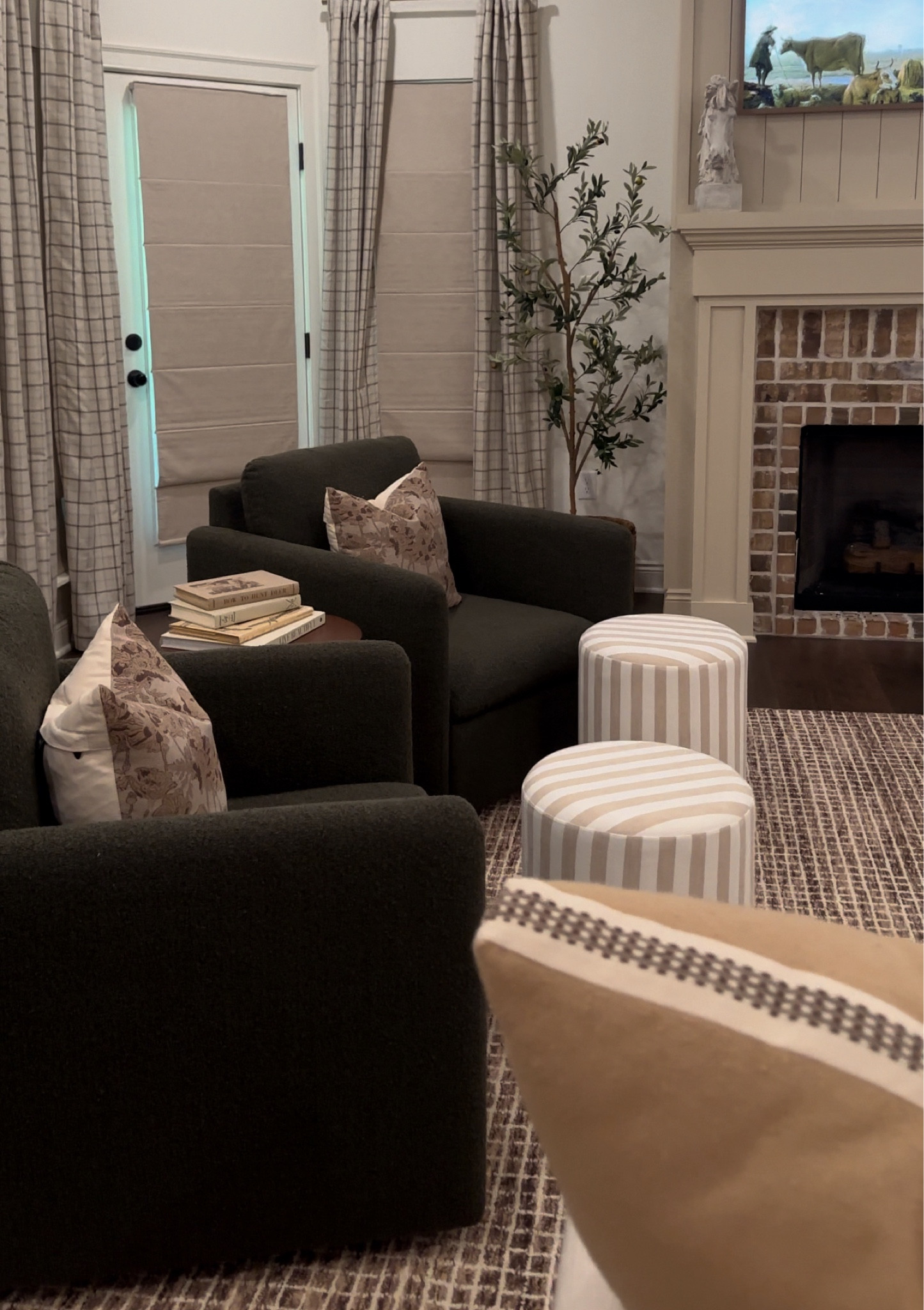 SWIVEL CHAIRS ON SALE! They also come in a beige color. A full 360 spin & sooo cozy! Perfect for those of you with kids - durable/can’t see any stains 🥰 

*Linking my rug here, too! We have the 12X14. LOVE! 

#LTKSaleAlert #LTKKids #LTKHome