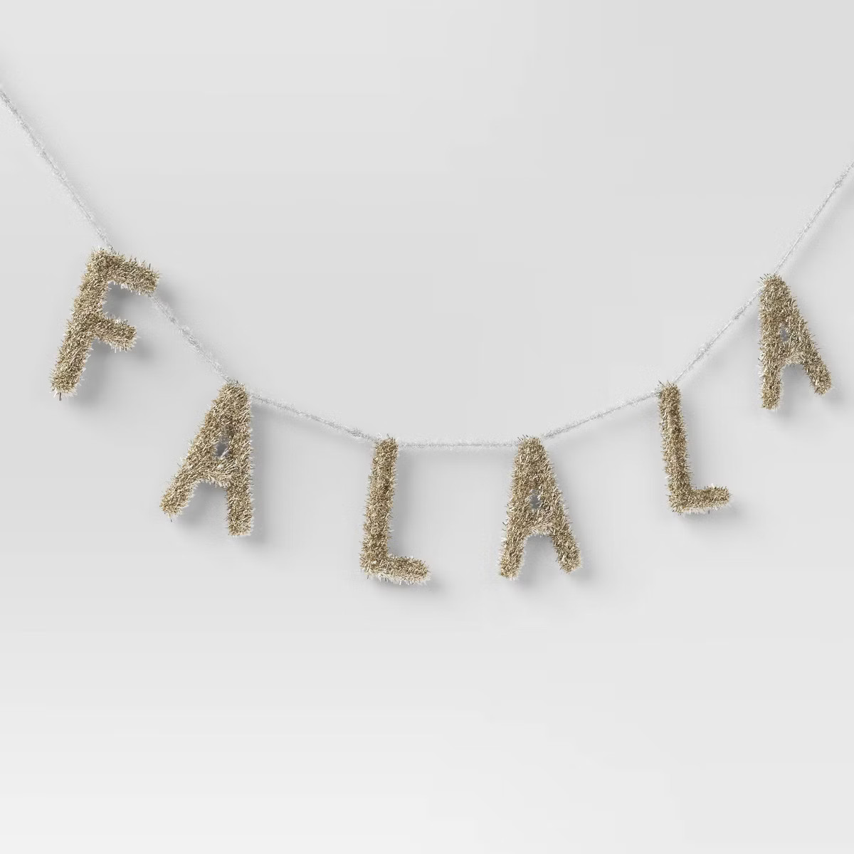 72" Christmas "Falala" Garland Champagne Gold - Wondershop™ | Target