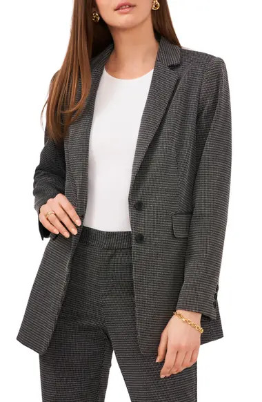 Vince Camuto Geo Jacquard Ponte Blazer | Nordstrom