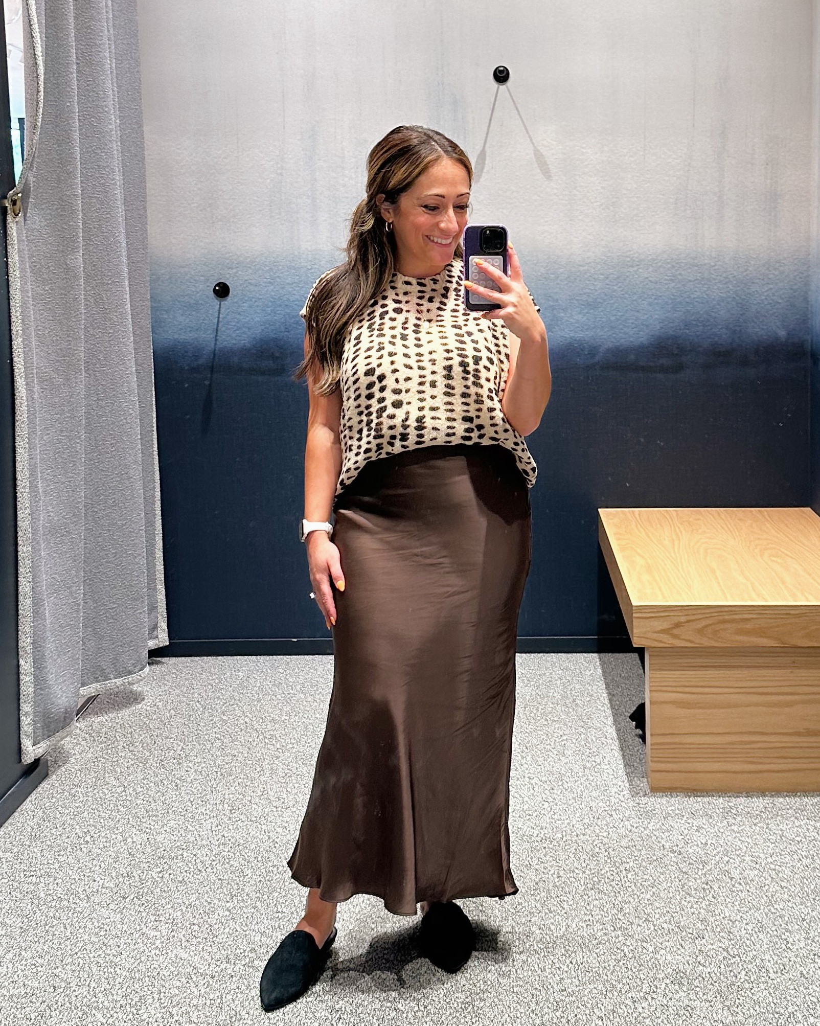 Brown satin maxi skirt 3 wayhe's

#LTKStyleTip #LTKFindsUnder100 #LTKOver40
