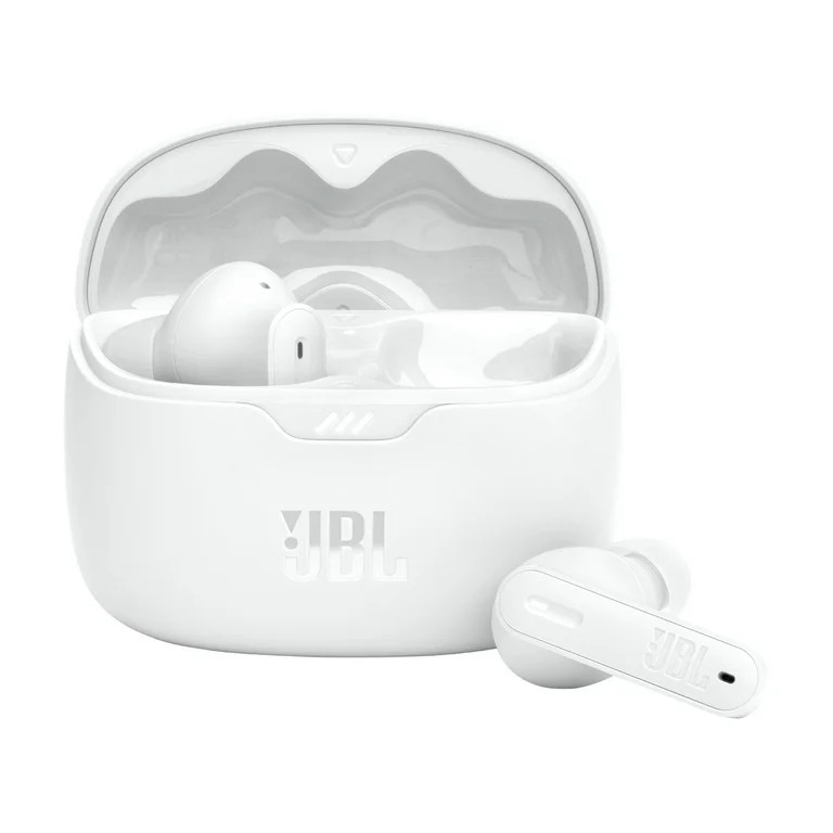 JBL Tune Beam True Wireless In-Ear Earbuds- White | Walmart (US)