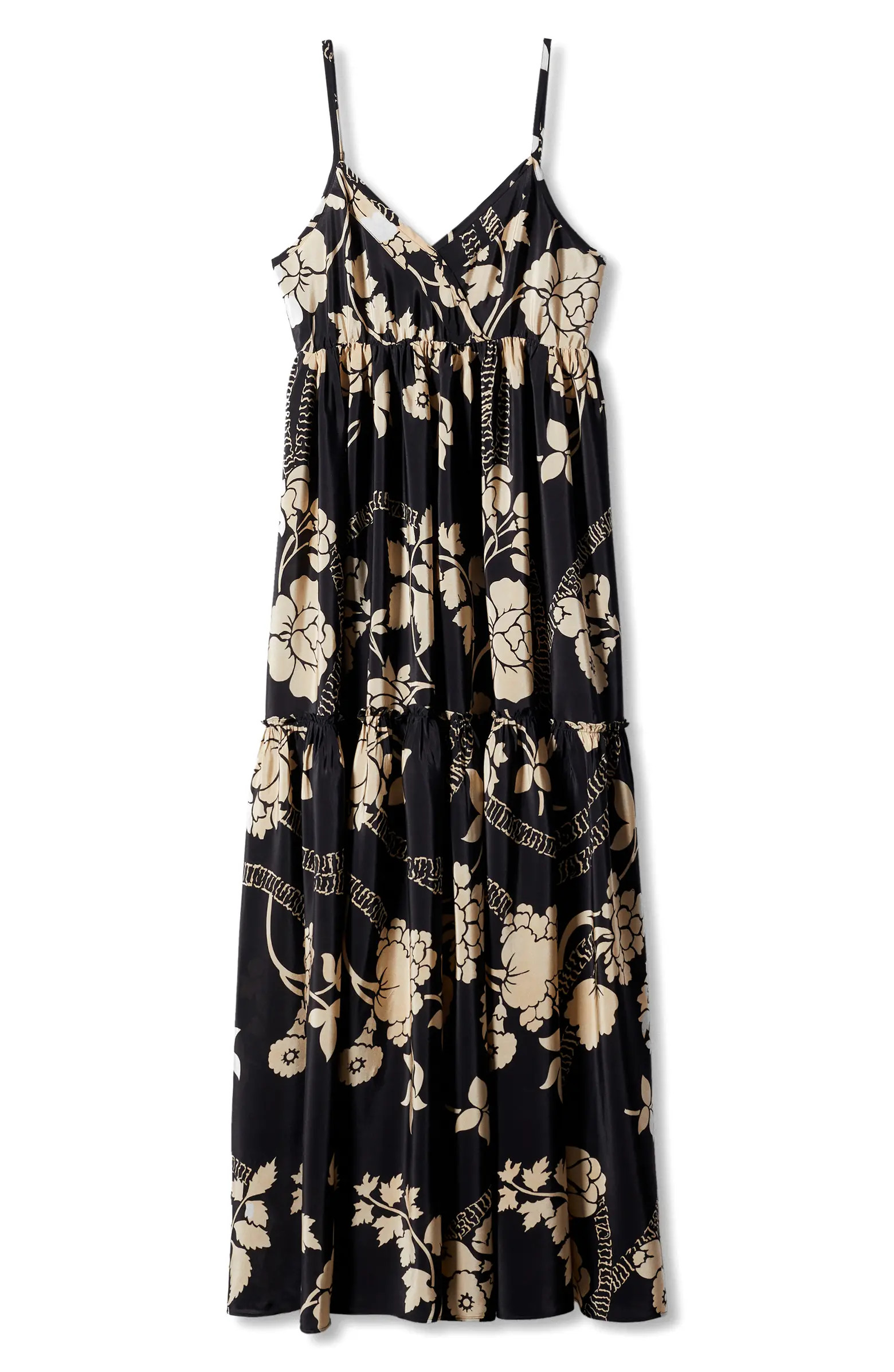 MANGO Print Sleeveless Maxi Sundress | Nordstrom | Nordstrom
