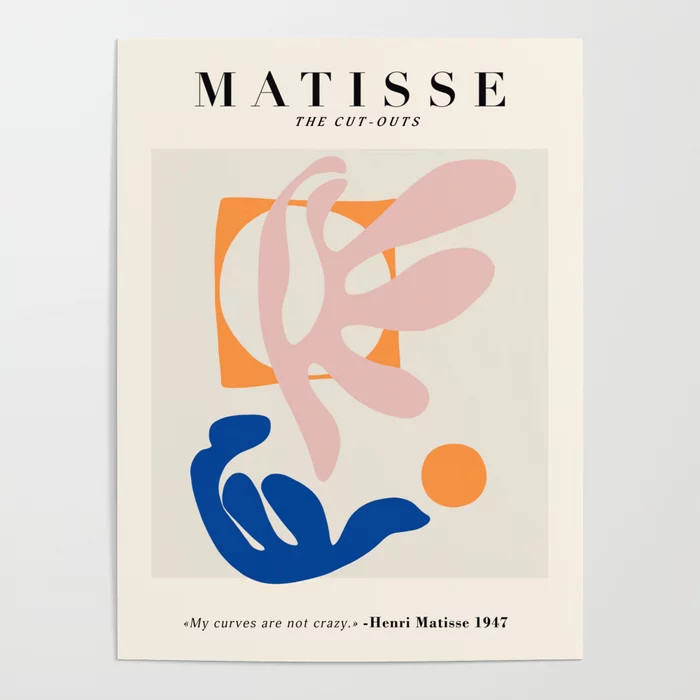 Exhibition poster Henri Matisse. Poster | Society6