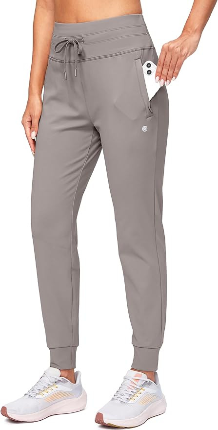 G Gradual Women's Fleece Lined Joggers High Waisted Water Resistant Thermal Winter Sweatpants Run... | Amazon (US)