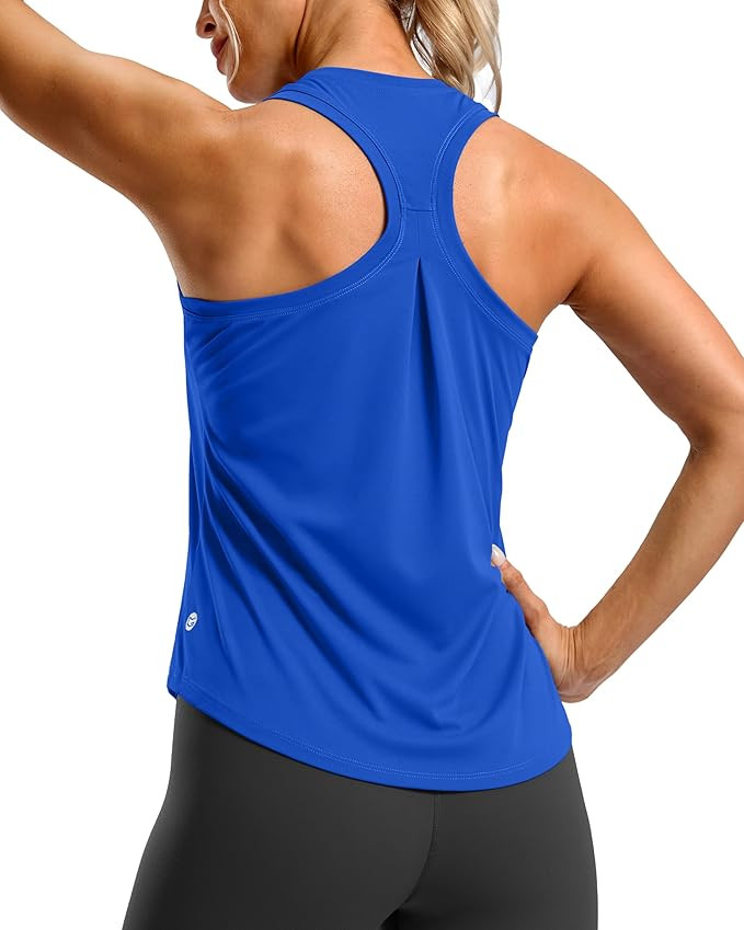 G Gradual Women's Workout Tank Tops Racerback Athletic Yoga Tops Loose Fit Sleeveless Running Gym... | Amazon (US)