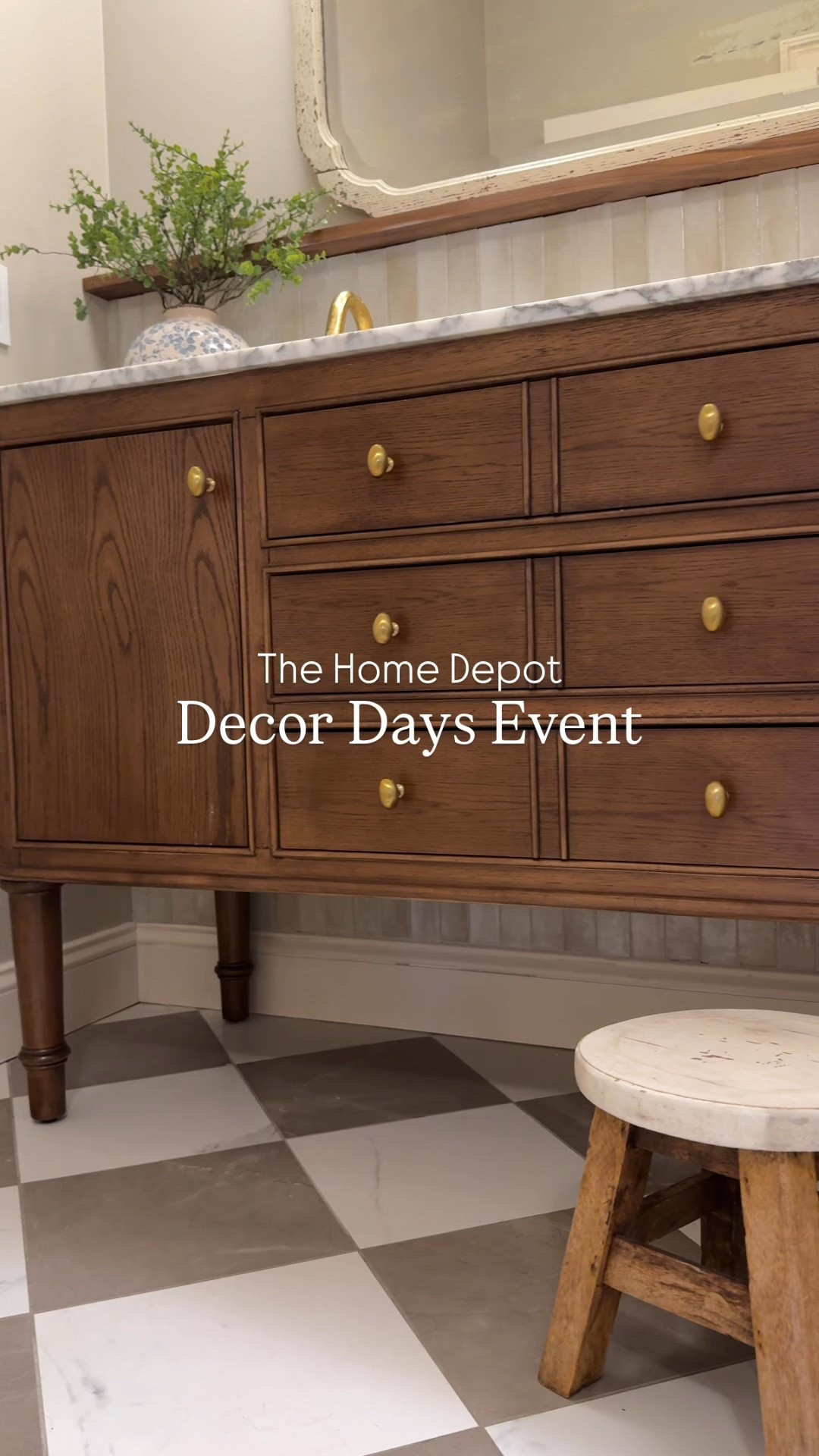 ✨ Bathroom goals with The Home Depot. Both of our vanities bring style and function—one with a sleek, timeless design that maximizes storage, and the other, a 30-inch Single Sink Vanity in Platinum Oak with an Engineered White Marble top, soft-closing drawers, and Champagne Gold details for a touch of luxury.

Elevated finishes, practical storage, and lasting quality—exactly what every bathroom needs. 🛁

The Home Depot Decor Days event runs 9/18–9/22—up to 50% off select home decor, furniture, and bath!

#thehomedepotpartner #thehomedepot @HomeDepot #ad @shop.LTK #liketkit