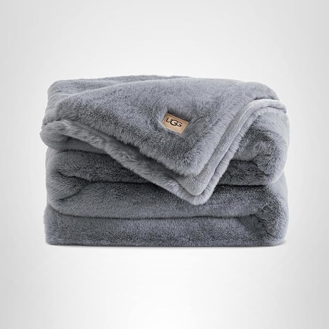 UGG Euphoria Plush Faux Fur Throw Blanket, Oversized Soft Throw for Couch or Bed, Luxury Home Dec... | Amazon (US)