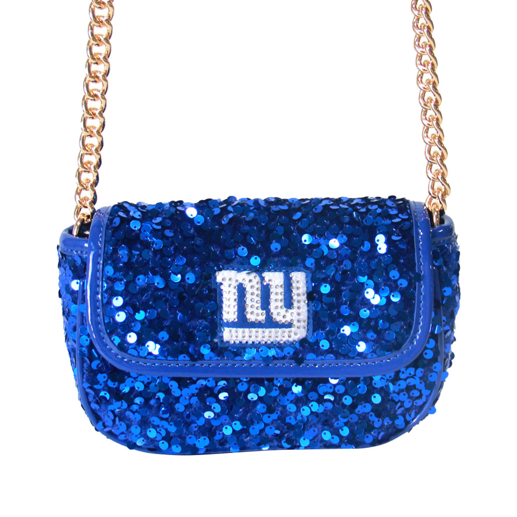 Cuce Royal New York Giants Sequin Crossbody Bag | Fanatics