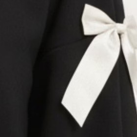 Anna-Kaci Women's Long Sleeve Crew Neck Sweatshirt with Ribbon Bow Sleeve Detail - Small, Navy | Target