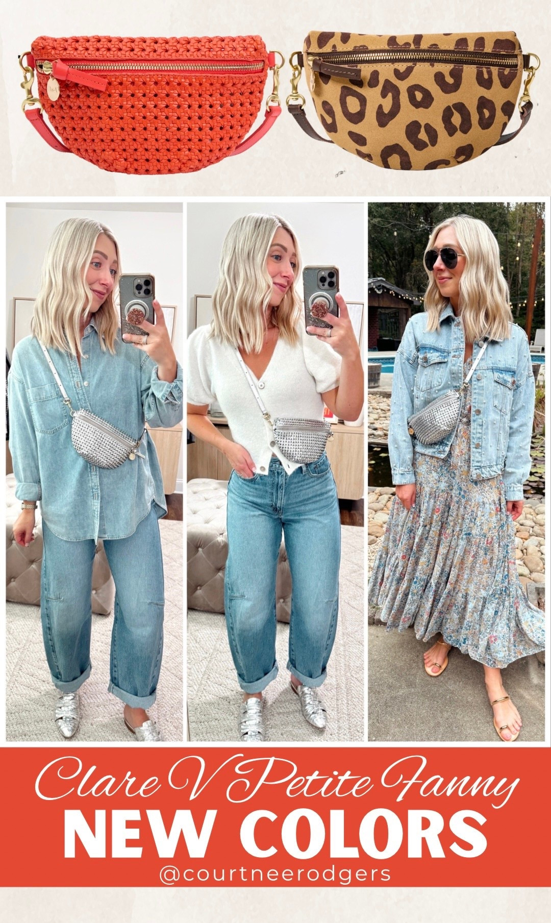 New colors in the Clare V petite fanny! Obsessed with the new poppy color! ❤️

Clare V, Crossbody bags, spring fashion 


#LTKmomlife #LTKselfcare #LTKgrwm