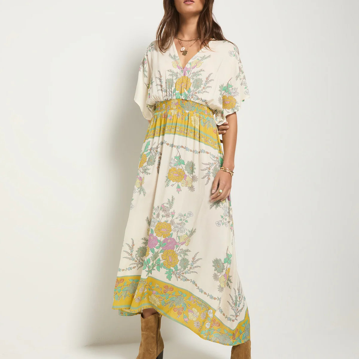 Topanga Printed Midi Dress | Seventy Eight and Sunny