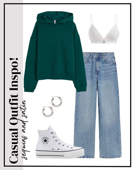 Casual fall outfit inspo!

Sizing:
- H&M jeans are usually true to size
- Hollister hoodies are usually a tad oversized (which I personally love)
- Size down 1/2 in converse

 Fall outfits / fall fashion 2023 / fall outfits 2023 / fall outfits women / fall outfit inspo / fall outfit ideas / womens fall outfits / fall outfit inspirations / cute fall outfits / casual fall outfits / fall fashion 2023 / fall fashion trends / womens fall fashion / edgy fall fashion / early fall outfits / fall transition outfits / college fashion / college outfits / college class outfits / college fits / college girl / college style / college essentials / amazon college outfits / back to college outfits / back to school college outfits / college tops / Neutral fashion / neutral outfit / Clean girl aesthetic / clean girl outfit / Pinterest aesthetic / Pinterest outfit / that girl outfit / that girl aesthetic / outfit ideas


#LTKfindsunder50 #LTKfindsunder100 #LTKSeasonal