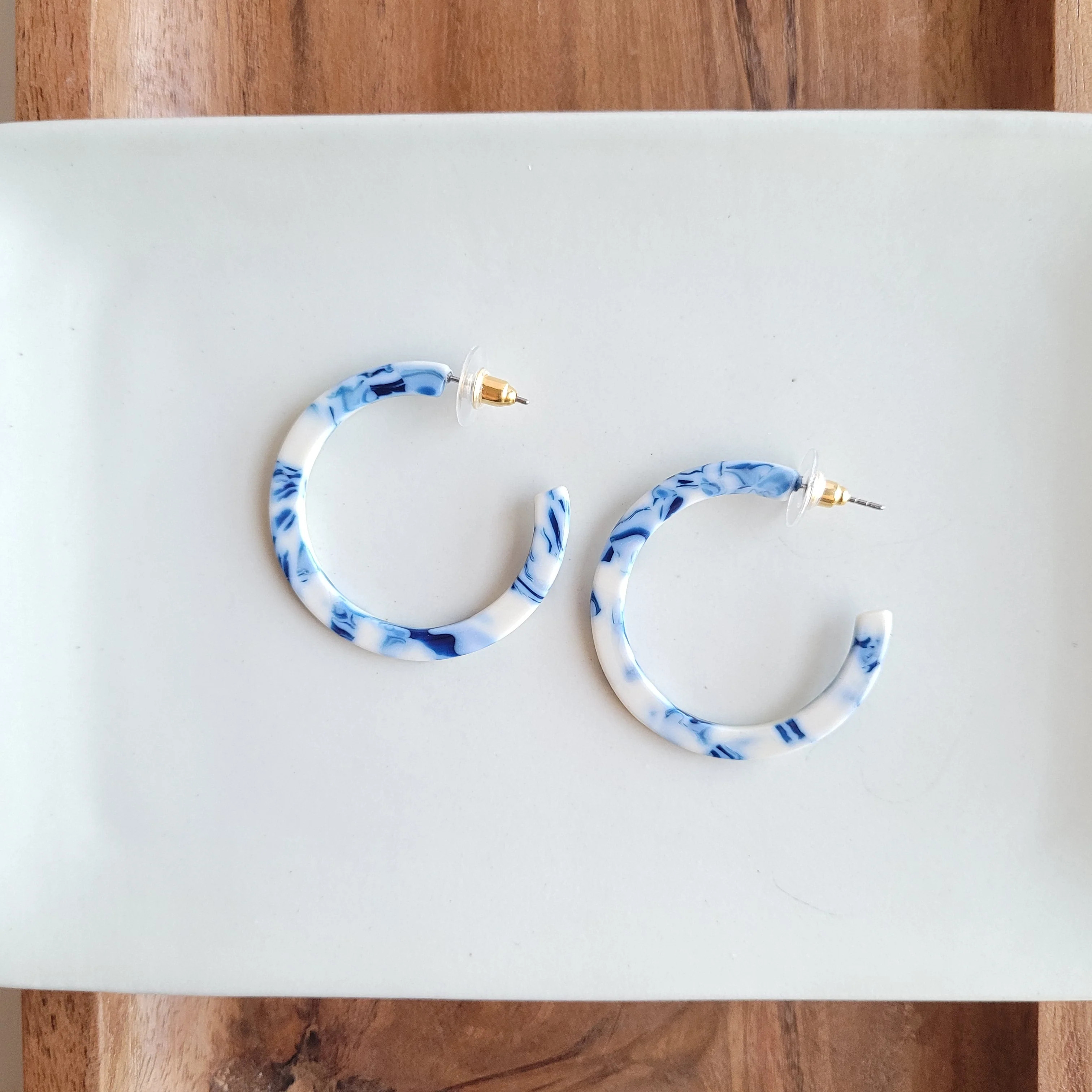 Camy Hoops - Greek Goddess Blue | Spiffy & Splendid