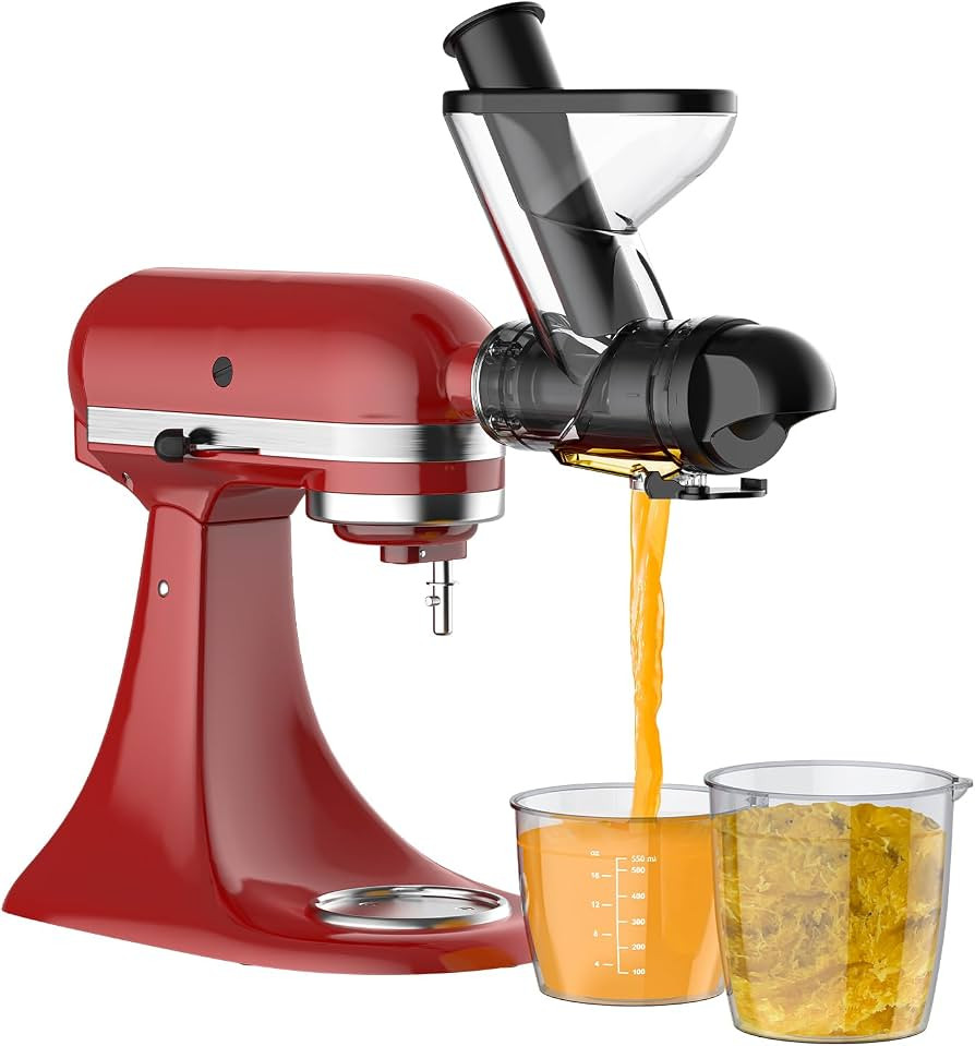 Masticating Juicer Attachment for KitchenAid Stand Mixer, Cold Press Juicer Machine, Slow Mastica... | Amazon (US)