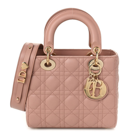 Lambskin Cannage My ABCDior Lady Dior Fard | FASHIONPHILE (US)