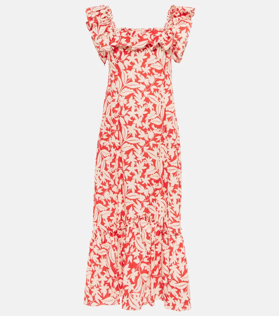 June floral cotton midi dress | Mytheresa (US/CA)