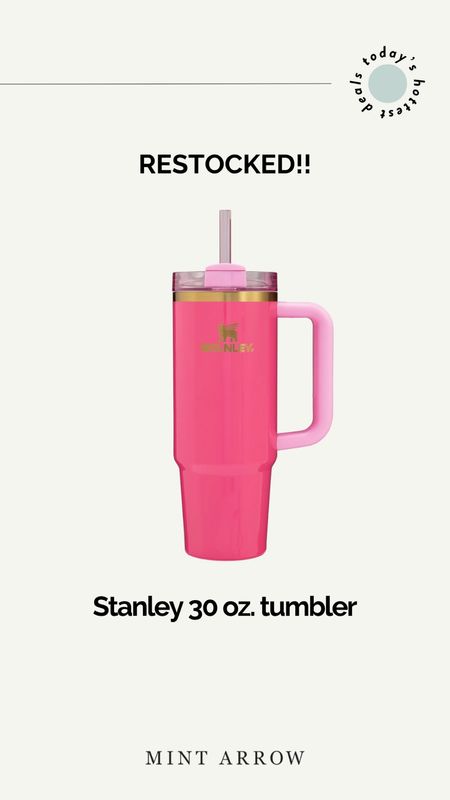 We were so excited to find this super popular hot pink 30 oz Stanley tumbler in stock! This would make the perfect last minute Mother’s Day gift! 💝 

#LTKGiftGuide #LTKFindsUnder50 #LTKHome